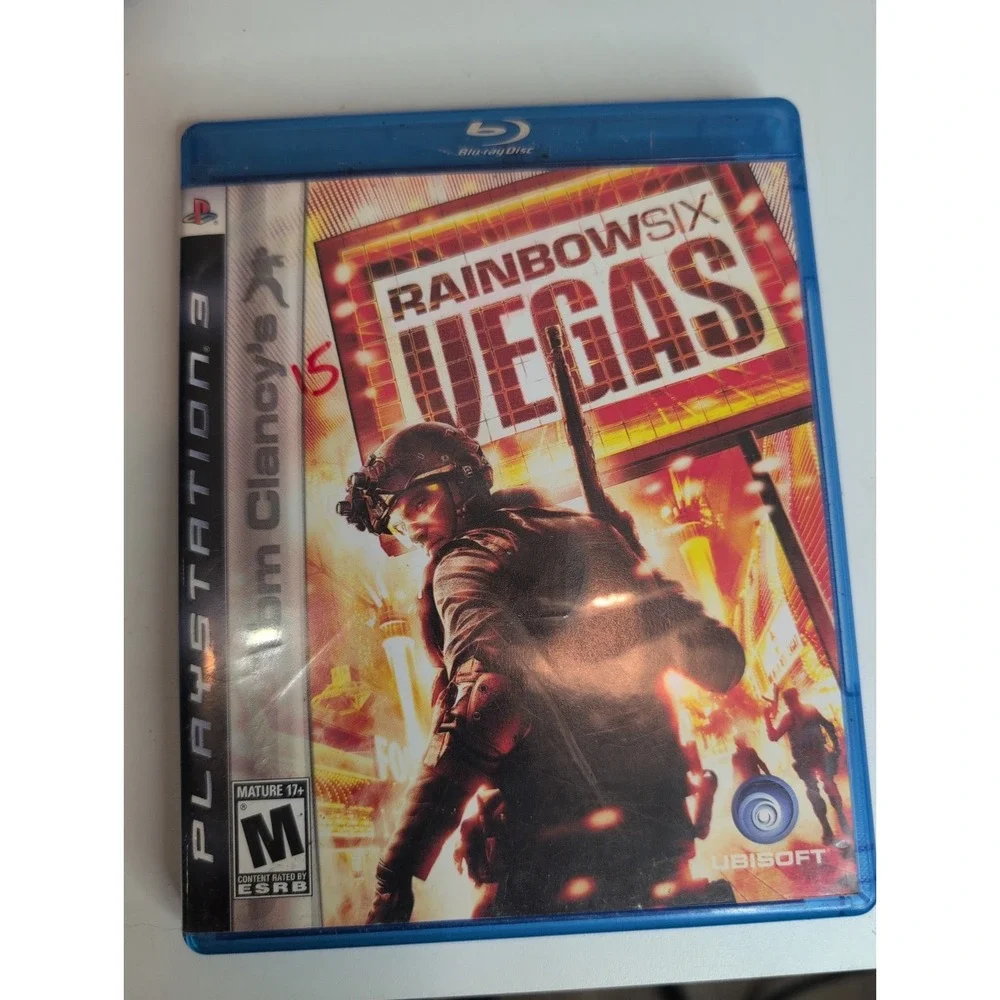 Lot Of 2 PS3 Games Rainbow Six Vegas & Vegas 2